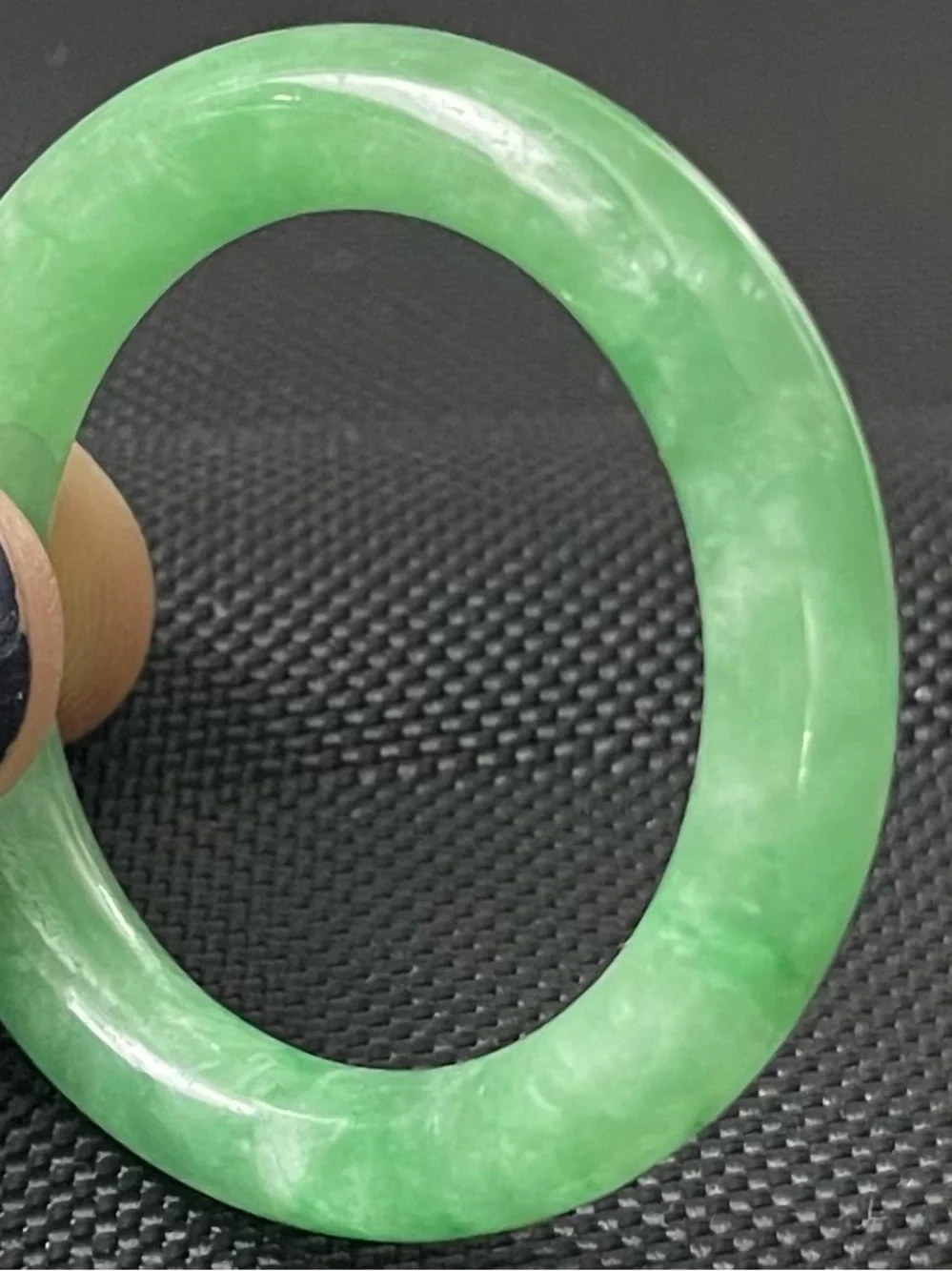 Green Jade Bangle Bracelet - Baby Jewelry